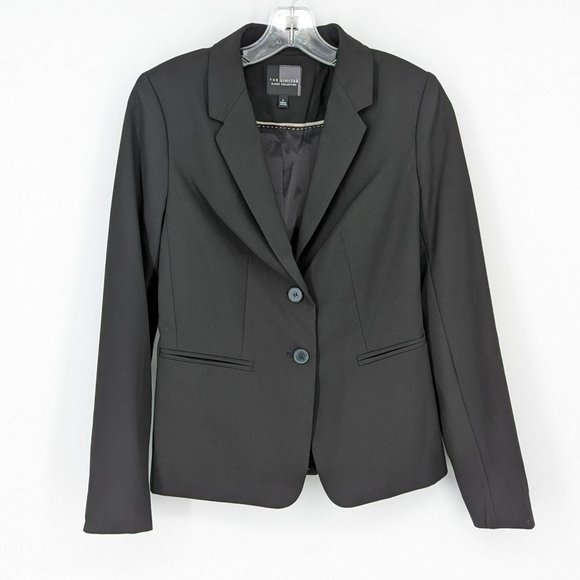 The Limited Blazer 2 Black Collection Professional Two Button Surgeon Cuff Lined - Picture 4 of 13